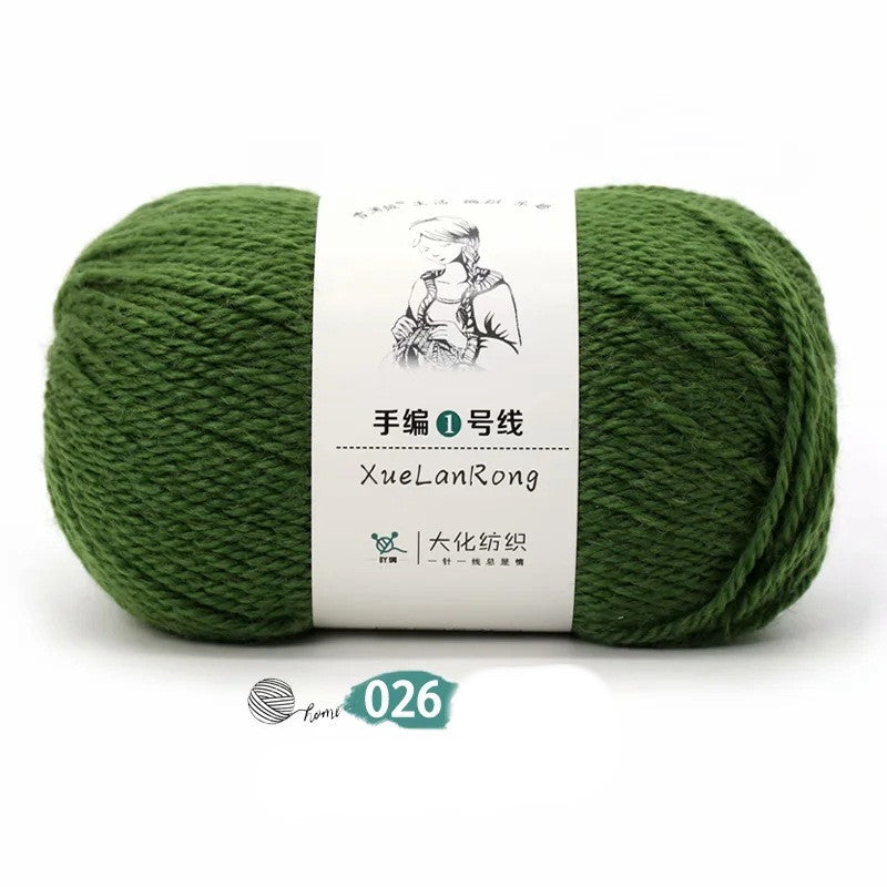 Hand-knitted Scarf Yarn Yarn Ball 4 Strands Of Coarse Wool Diy Yarn