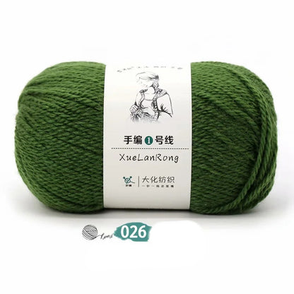 Hand-knitted Scarf Yarn Yarn Ball 4 Strands Of Coarse Wool Diy Yarn