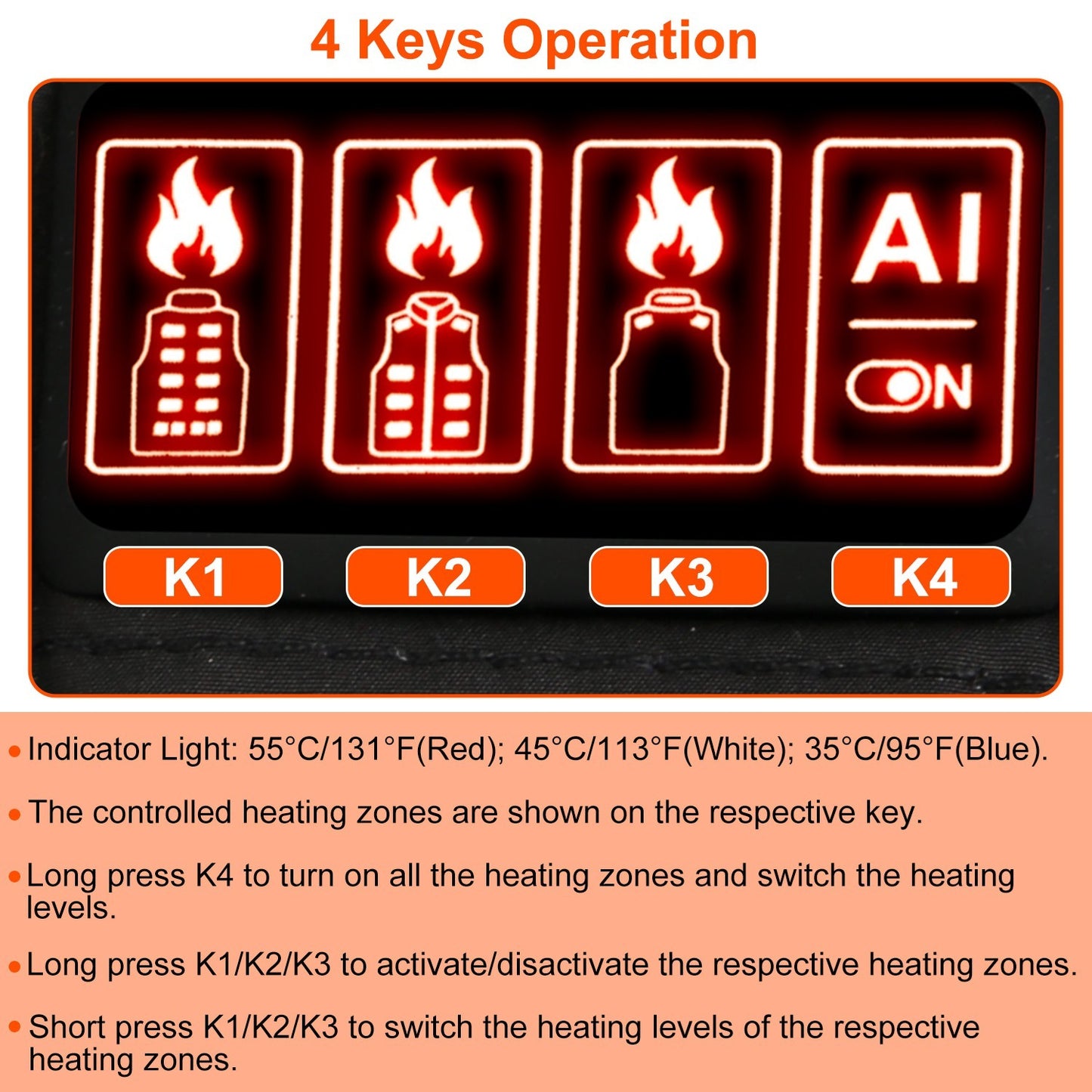 1Pc Heated Vest Men, Women Jacket With 23 Heating Zones 3 Heat Levels USB Powered Machine Washable For Winter Hiking Skiing Skating Outdoor Activities