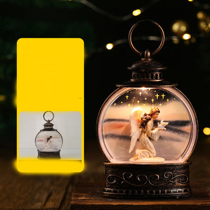 Christmas Decoration Water Injection Small Wind Lantern Ornaments