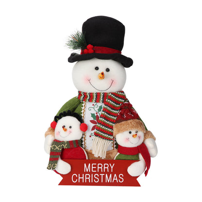 Home Decoration Christmas Santa Claus, Snowman Ornaments