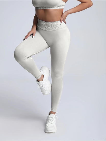 Seamless Women Soft Hue Hidden Scrunch Butt Workout Leggings For Women