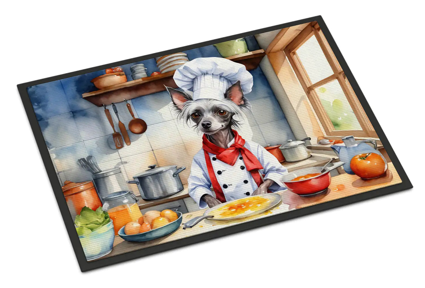 Chinese Crested The Chef Doormat
