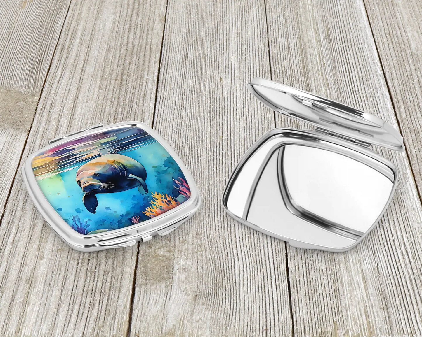 Manatee Compact Mirror