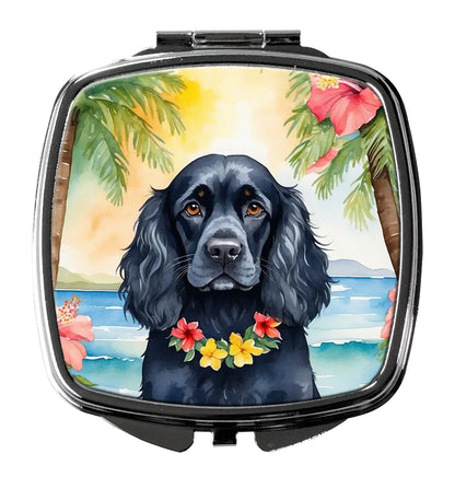 Cocker Spaniel Luau Compact Mirror