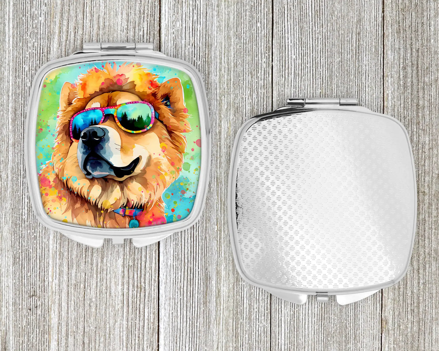 Chow Chow Hippie Dawg Compact Mirror