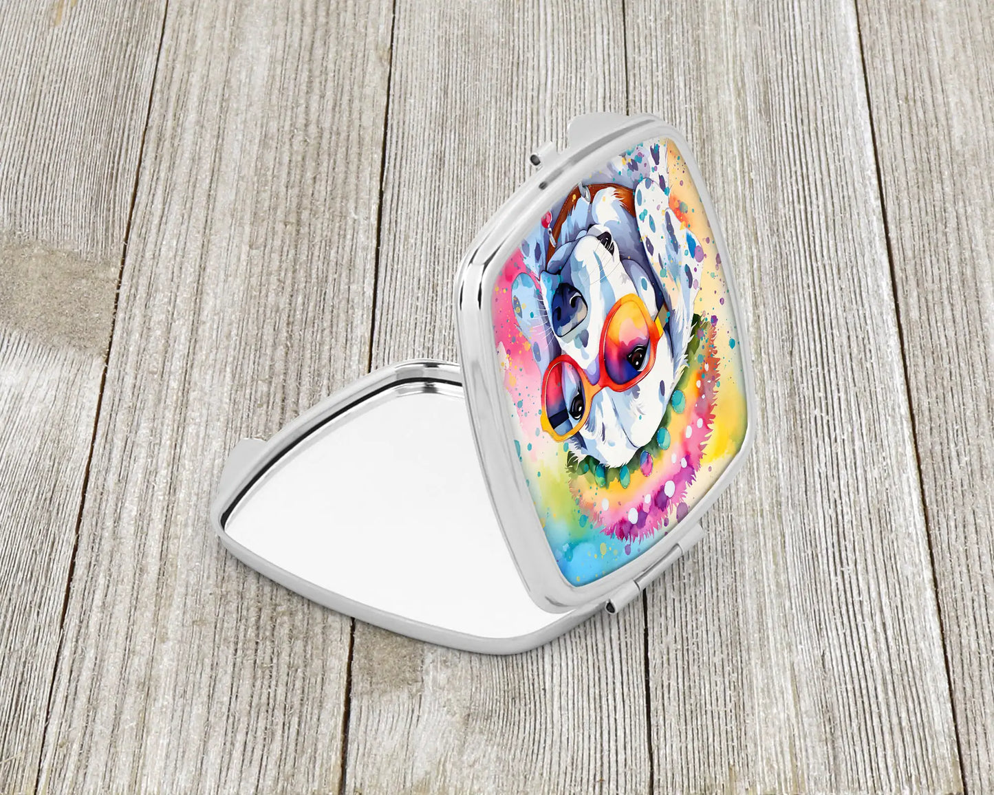 Dalmatian Hippie Dawg Compact Mirror