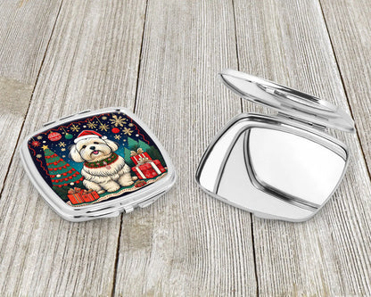 Coton De Tulear Christmas Compact Mirror