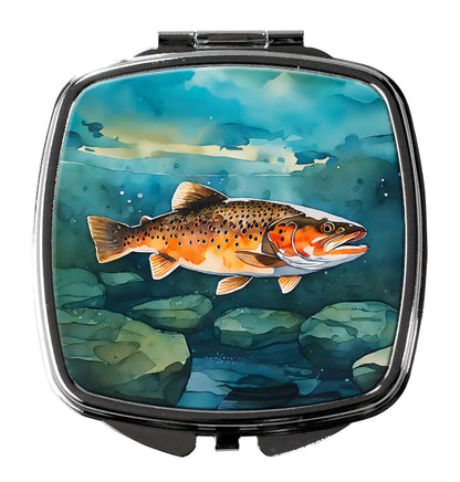 Brown Trout Compact Mirror