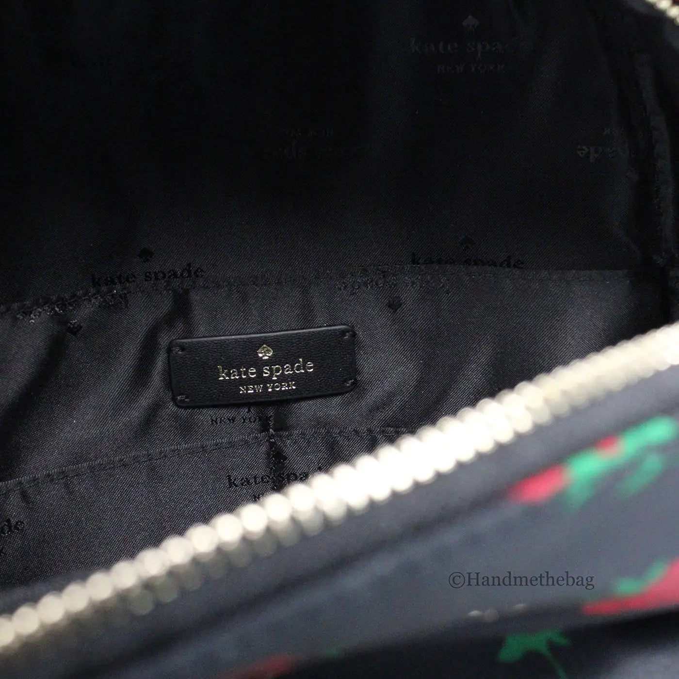 Kate Spade Leila Medium Rose Toss Nylon Dome Backpack