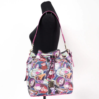 Dooney & Bourke Disney Rescuers Drawstring Bucket Shoulder Handbag