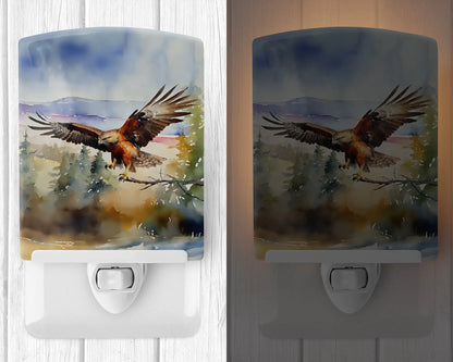 Hawk Ceramic Night Light