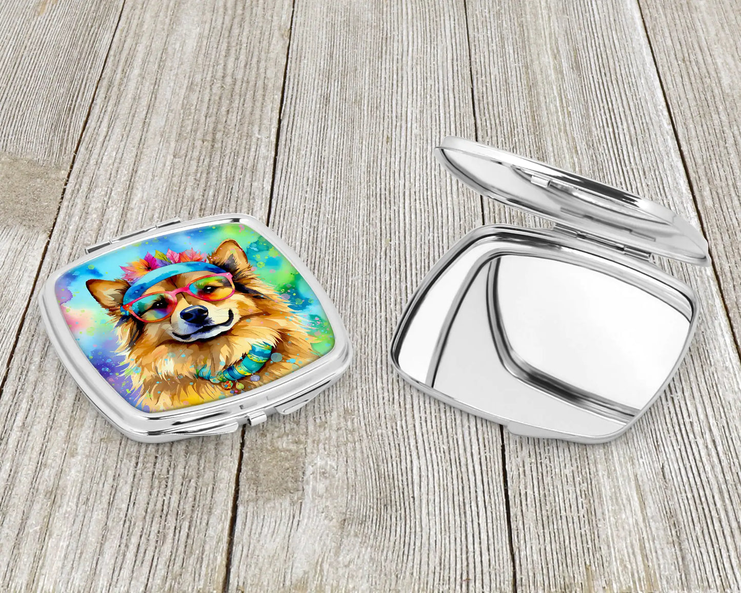 Hippie Dawg Compact Mirror