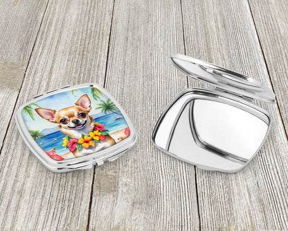 Chihuahua Luau Compact Mirror