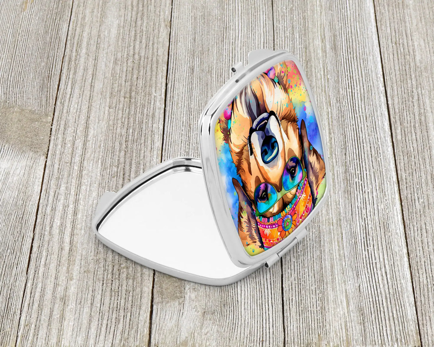 Hippie Dawg Compact Mirror