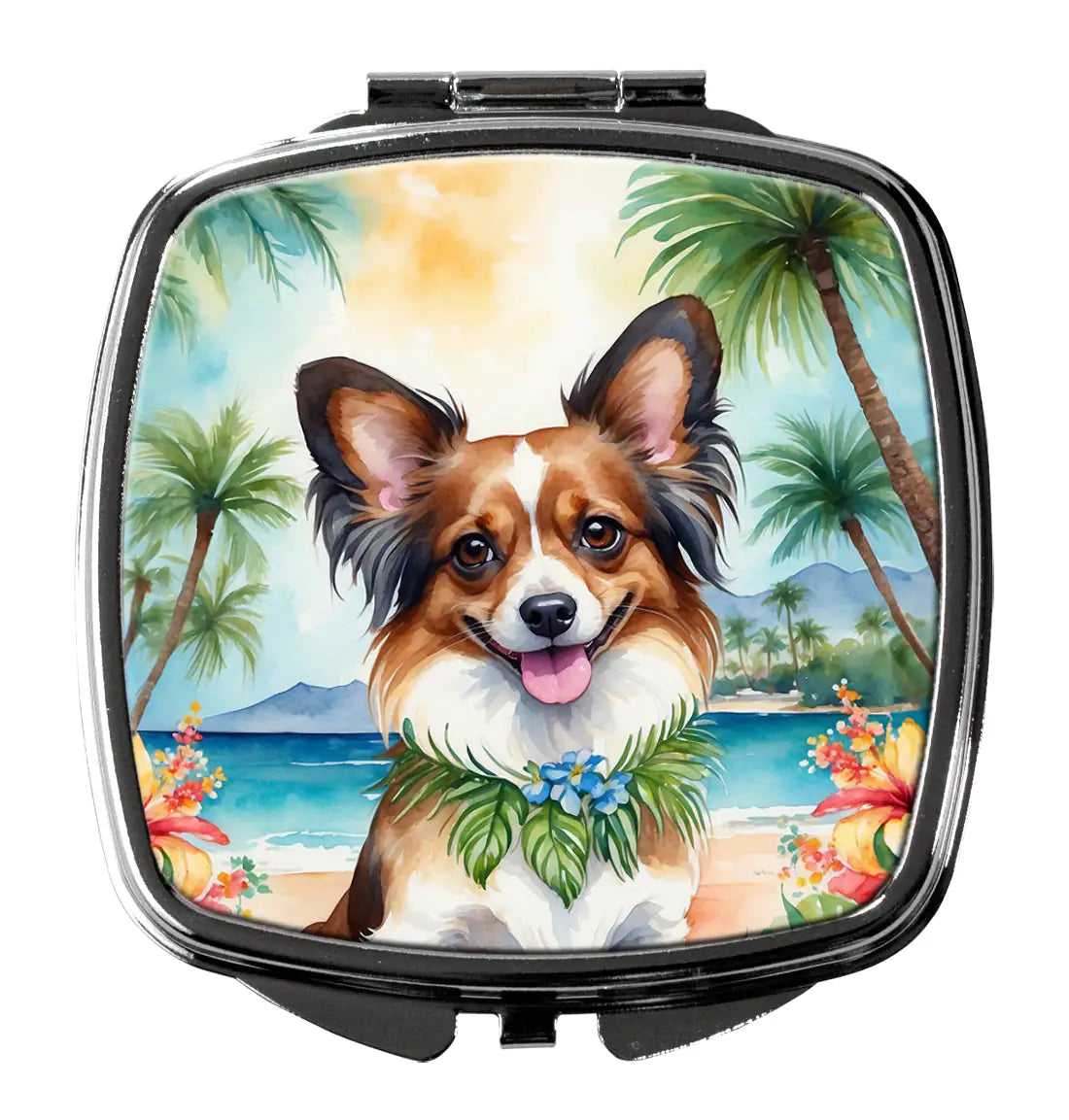 Papillon Luau Compact Mirror