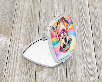 Pug Hippie Dawg Compact Mirror