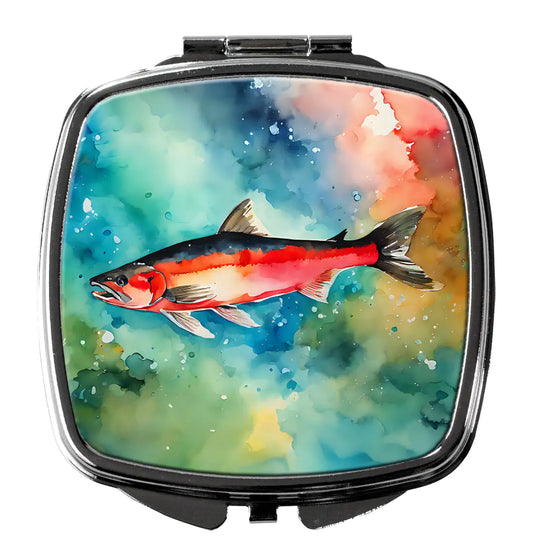 Salmon Compact Mirror