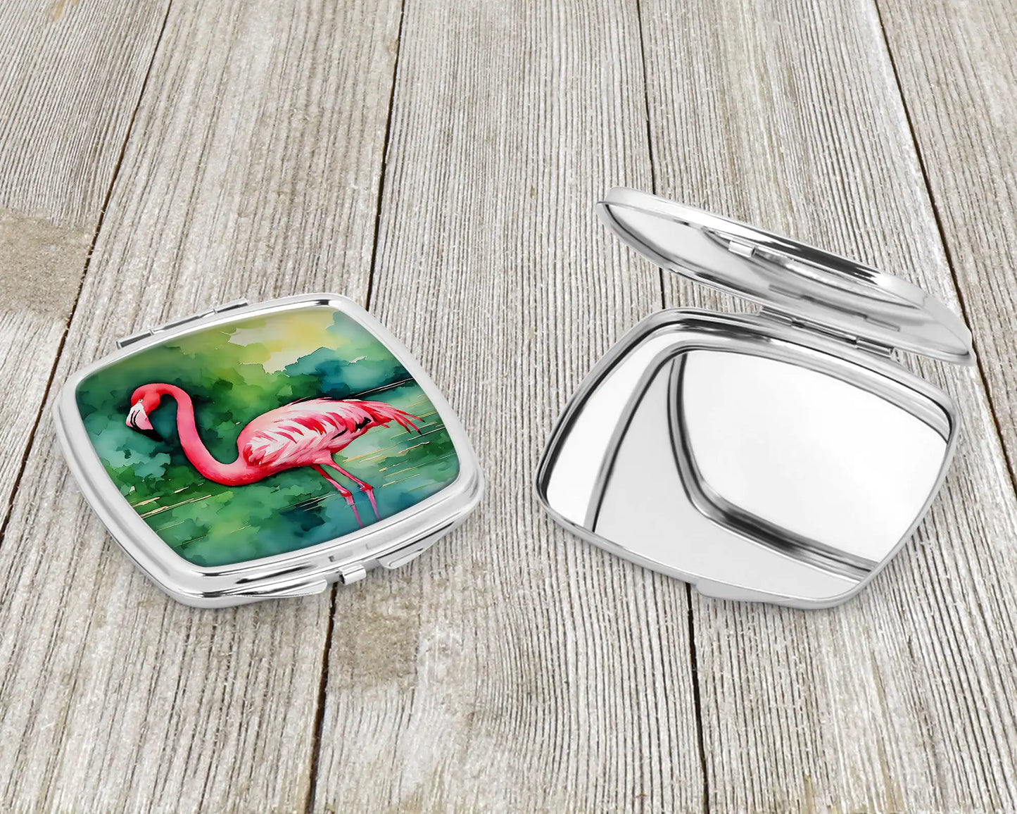Flamingo Compact Mirror