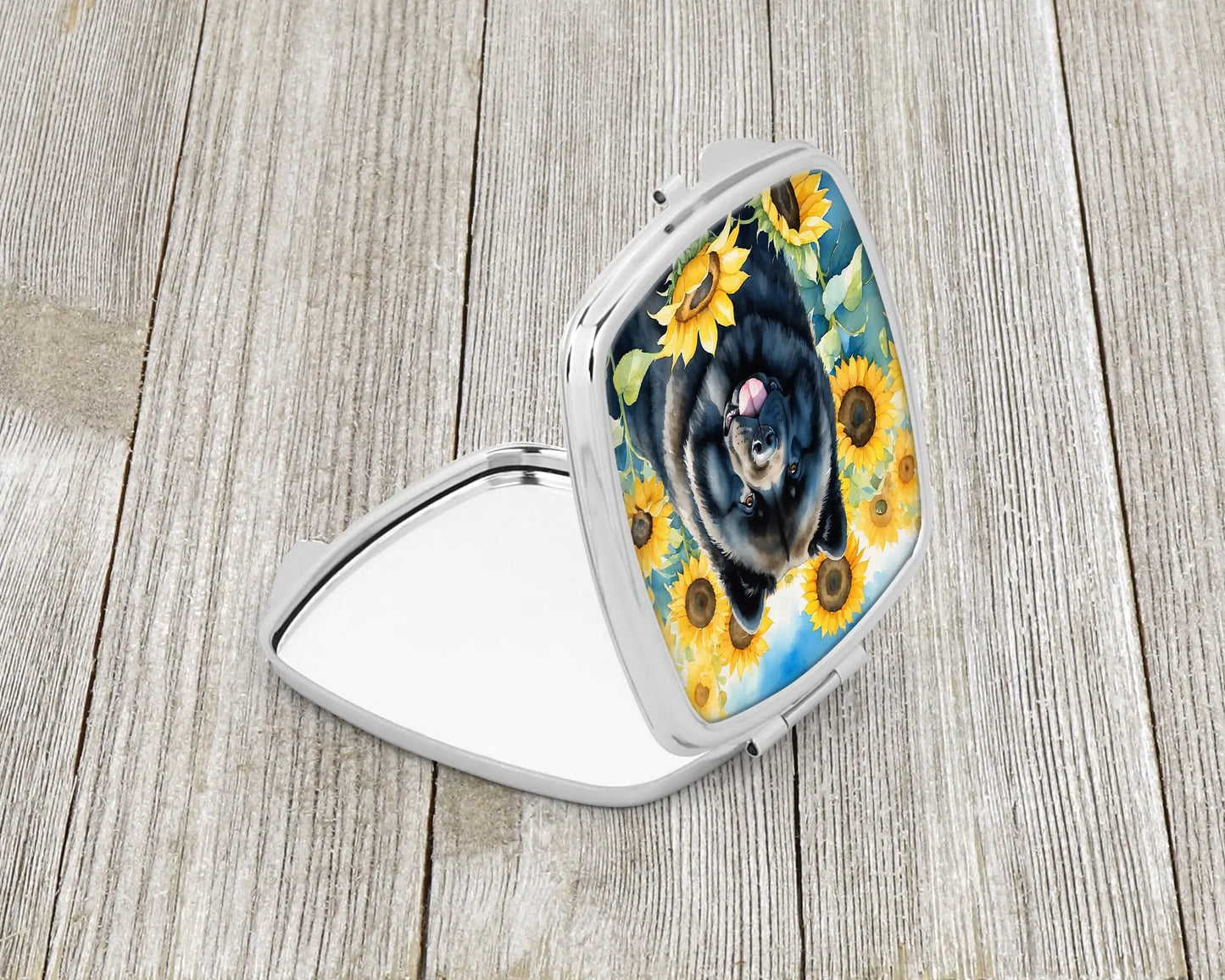 Chow Chow in Sunflowers Compact Mirror