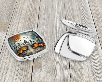 Skeleton Spooky Halloween Compact Mirror