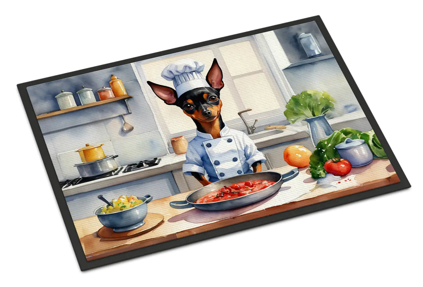 Miniature Pinscher The Chef Doormat