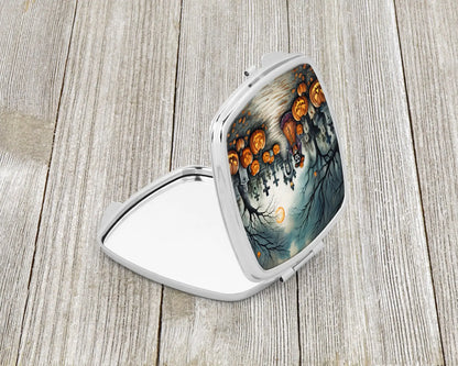 La Catrina Skeleton Spooky Halloween Compact Mirror