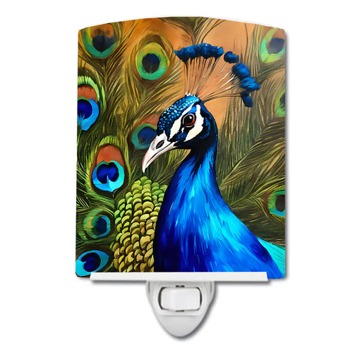 Peacock Ceramic Night Light