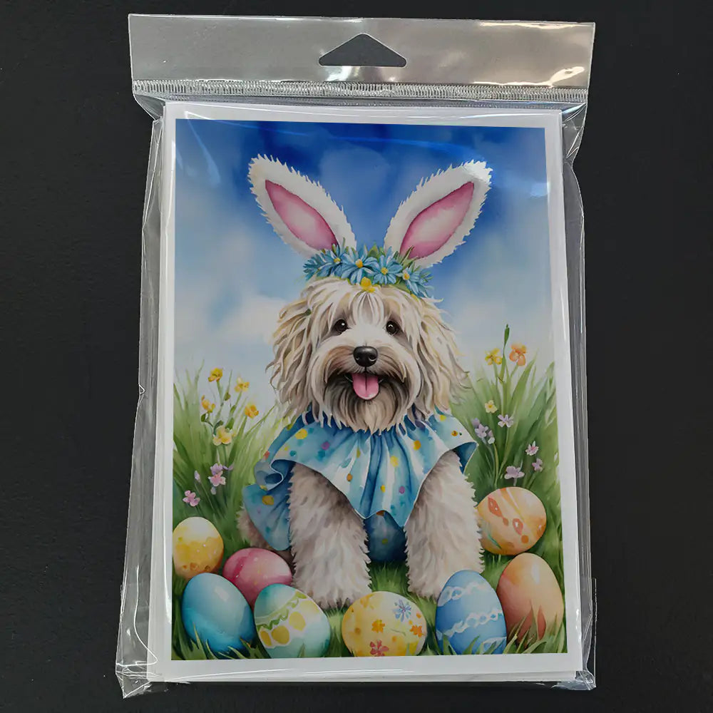 Puli Easter Egg Hunt Greeting Cards Pack of 8