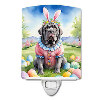 Neapolitan Mastiff Easter Egg Hunt Ceramic Night Light