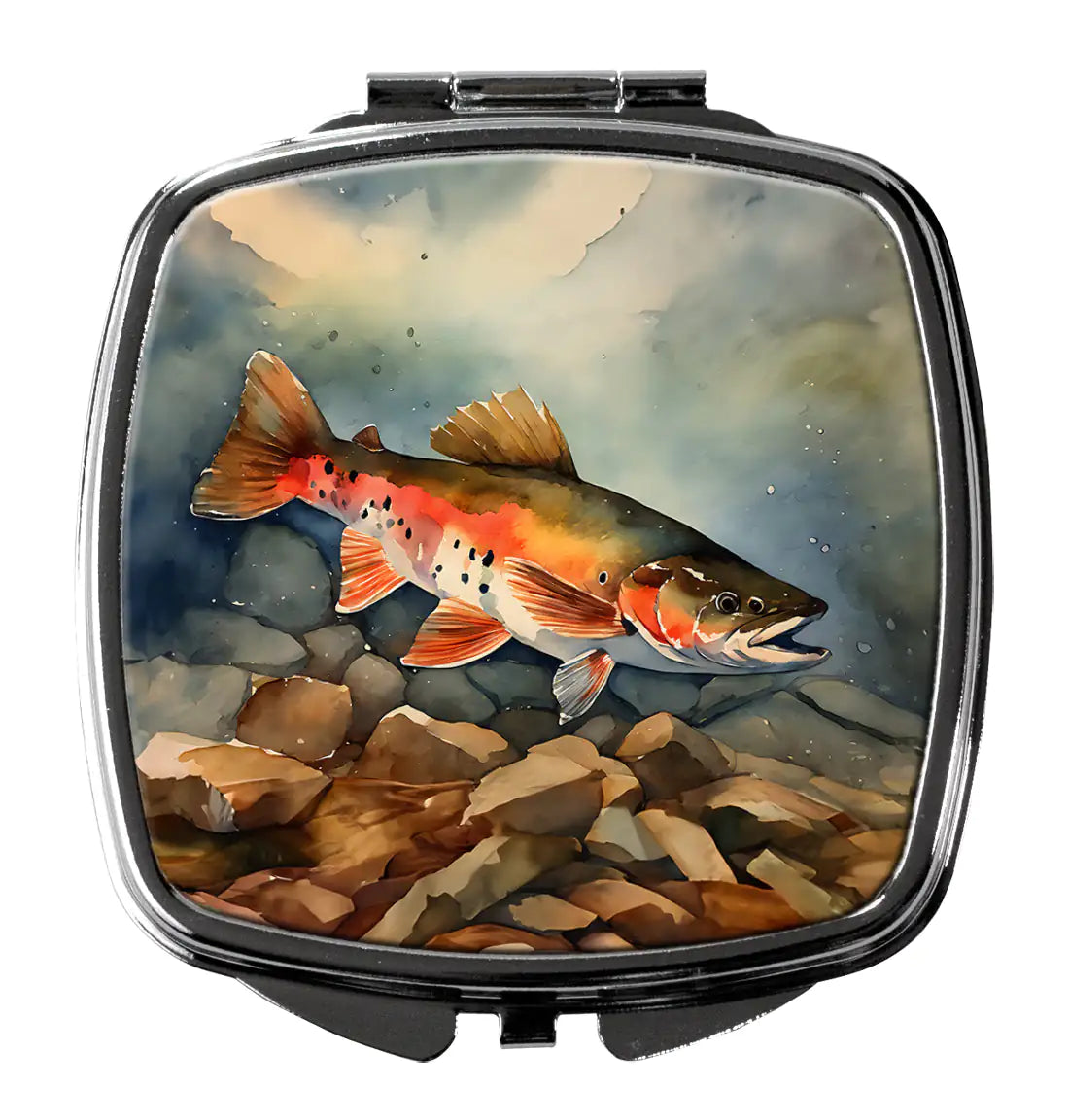 Brook Trout Compact Mirror