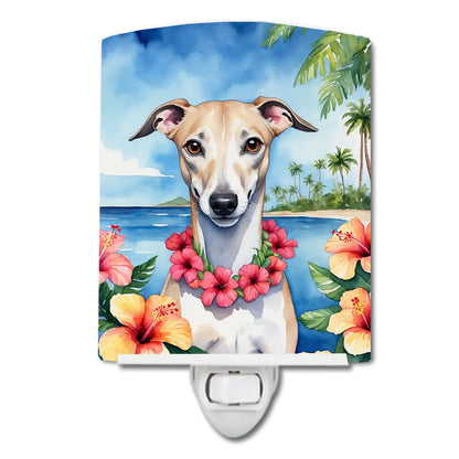 Whippet Luau Ceramic Night Light