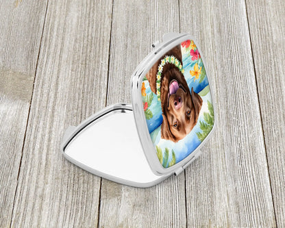Chesapeake Bay Retriever Luau Compact Mirror