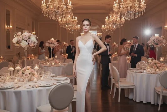 Wedding  Long Camisole Gown Dress