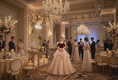 Red Female Birthday Princess Dress