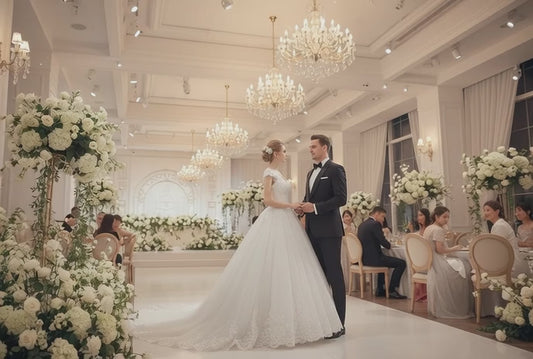 Bride fashion, Princess trailing lace strap wedding dress