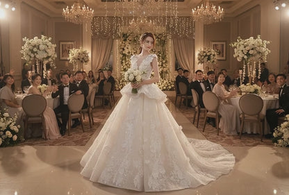 Bride wedding dress