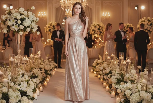 Large Bridesmaid Banquet Dance Host Evening Dress