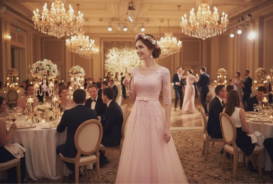 Women's Fashion Slim And Thin Bridesmaid Dress