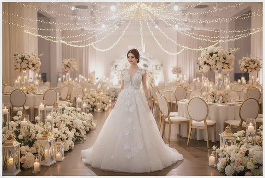 Bride wedding dress