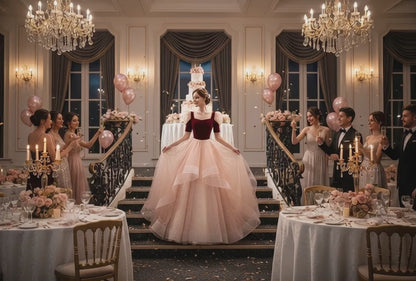 Red Female Birthday Princess Dress