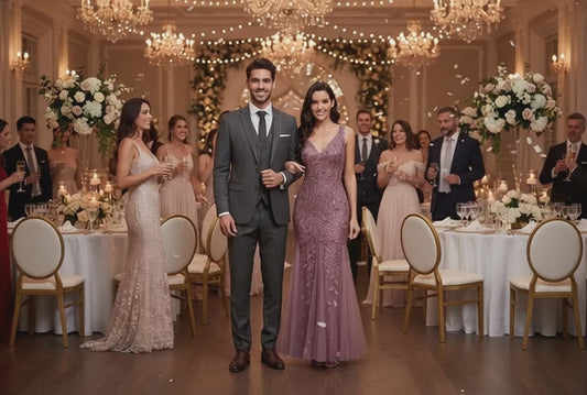 Sexy Long Skirt Sleeveless V-Neck Embroidered Sequins Slim Fishtail Bridesmaid Evening Dress