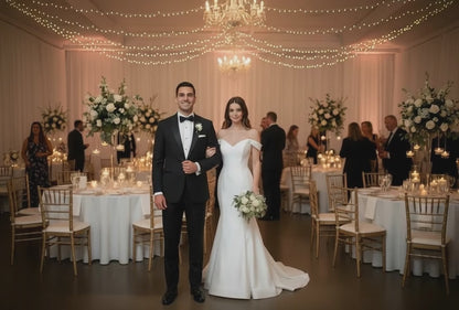 Soft Satin Wedding Dress V-neck Sexy Fishtail