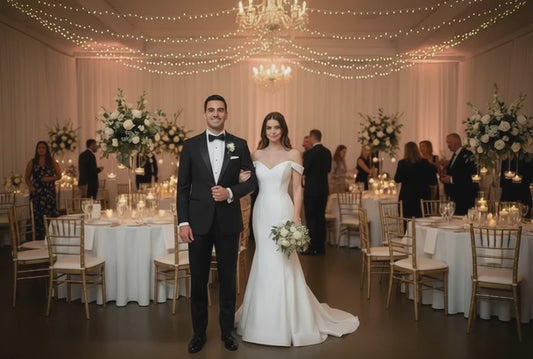 Soft Satin Wedding Dress V-neck Sexy Fishtail