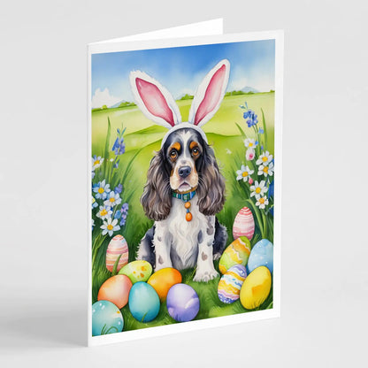 Cocker Spaniel Easter Egg Hunt Greeting Cards Pack of 8