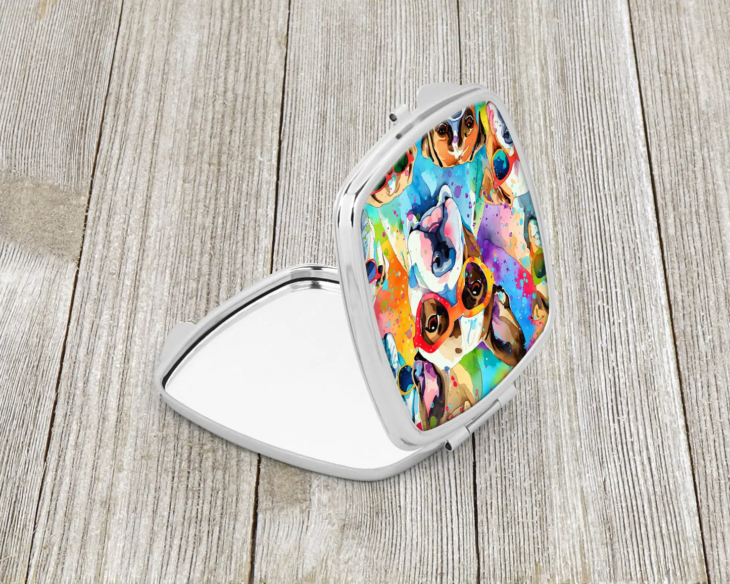 Boxer Hippie Dawg Compact Mirror