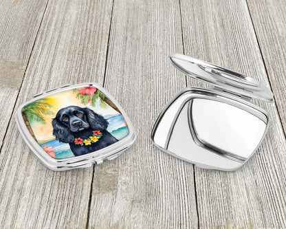 Cocker Spaniel Luau Compact Mirror