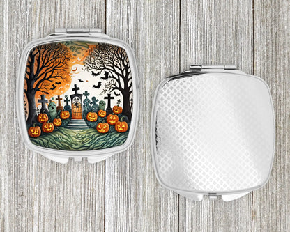 Papel Picado Skeletons Spooky Halloween Compact Mirror