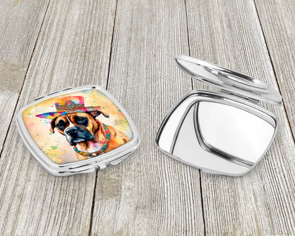 Boxer Hippie Dawg Compact Mirror