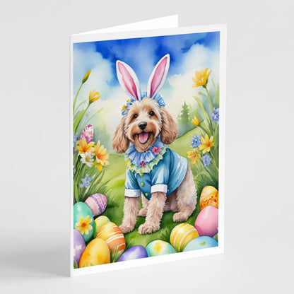 Cockapoo Easter Egg Hunt Greeting Cards Pack of 8